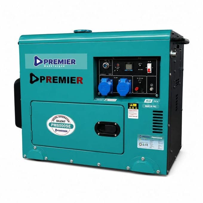 Premier 9.2kVA Silent Diesel Generator with ATS β Single Phase